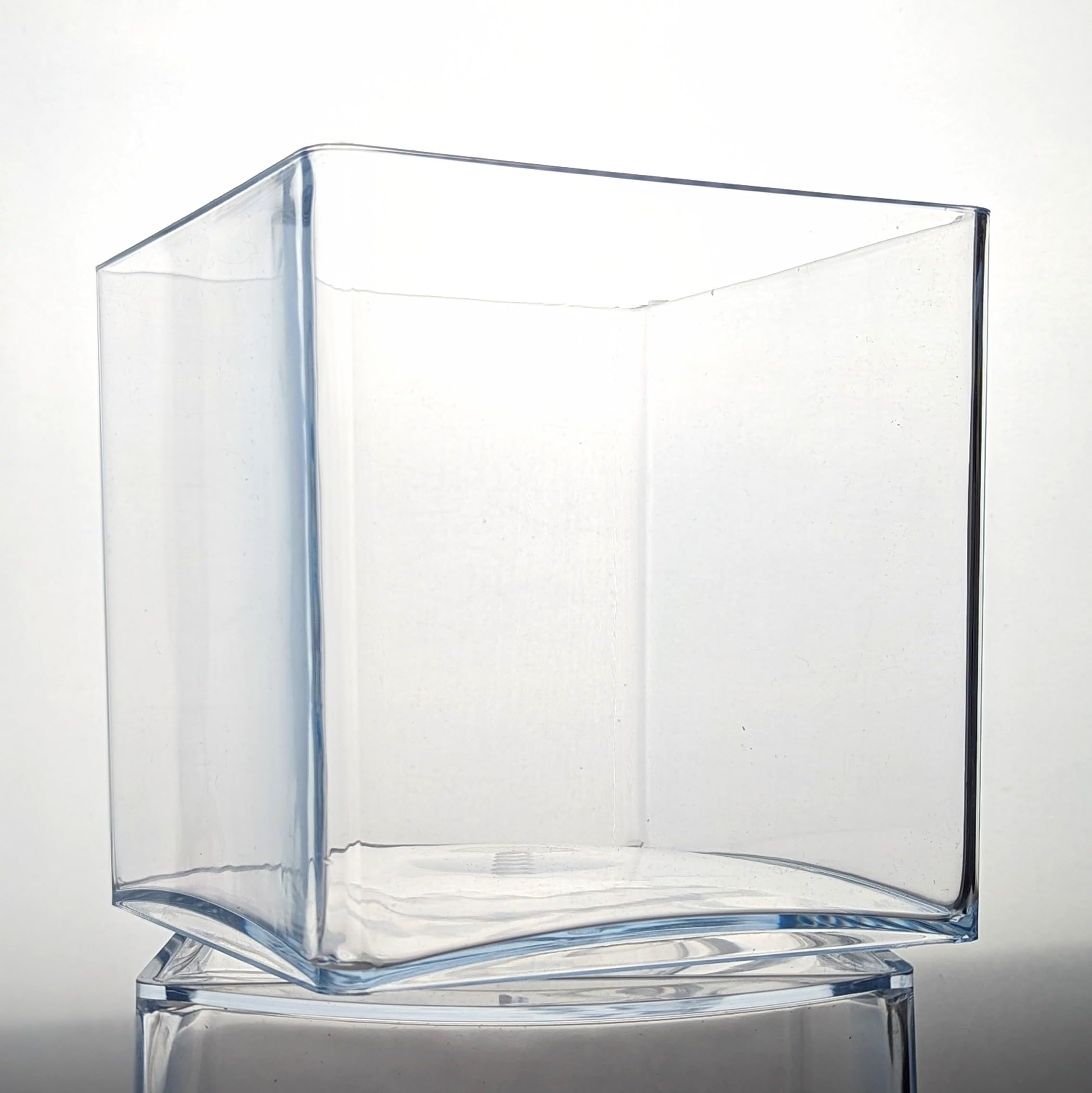 Bountiful Harvest 15Cm Cube Acrylic Cube Vases - 10Cm, 15Cm, And 18Cm - Vases For Flowers, Candles, And Succulents - Modern And Stylish. (1 Vase, )