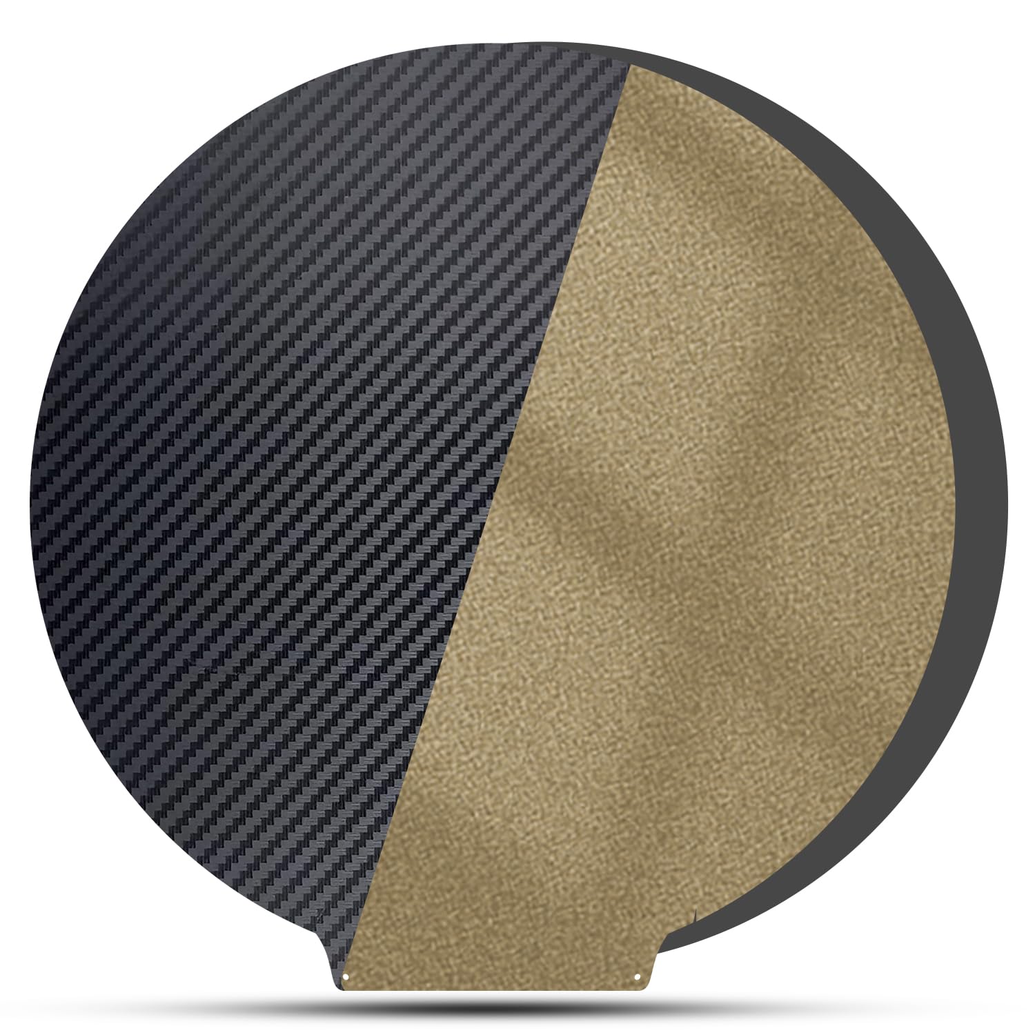 Upgraded Flsn T1 Pro Build Plate Smooth/Textured PEI Sheet for Flsn Super Racer PET+ PEI Spring Steel Plateform Round 270mm/10.6in in Dia with