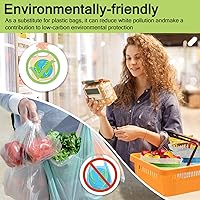 Vista 6 de MAQIHAN 12 bolsas reutilizables para productos – Bolsas de malla para productos con cordón, reutilizables, lavables, bolsas de almacenamiento