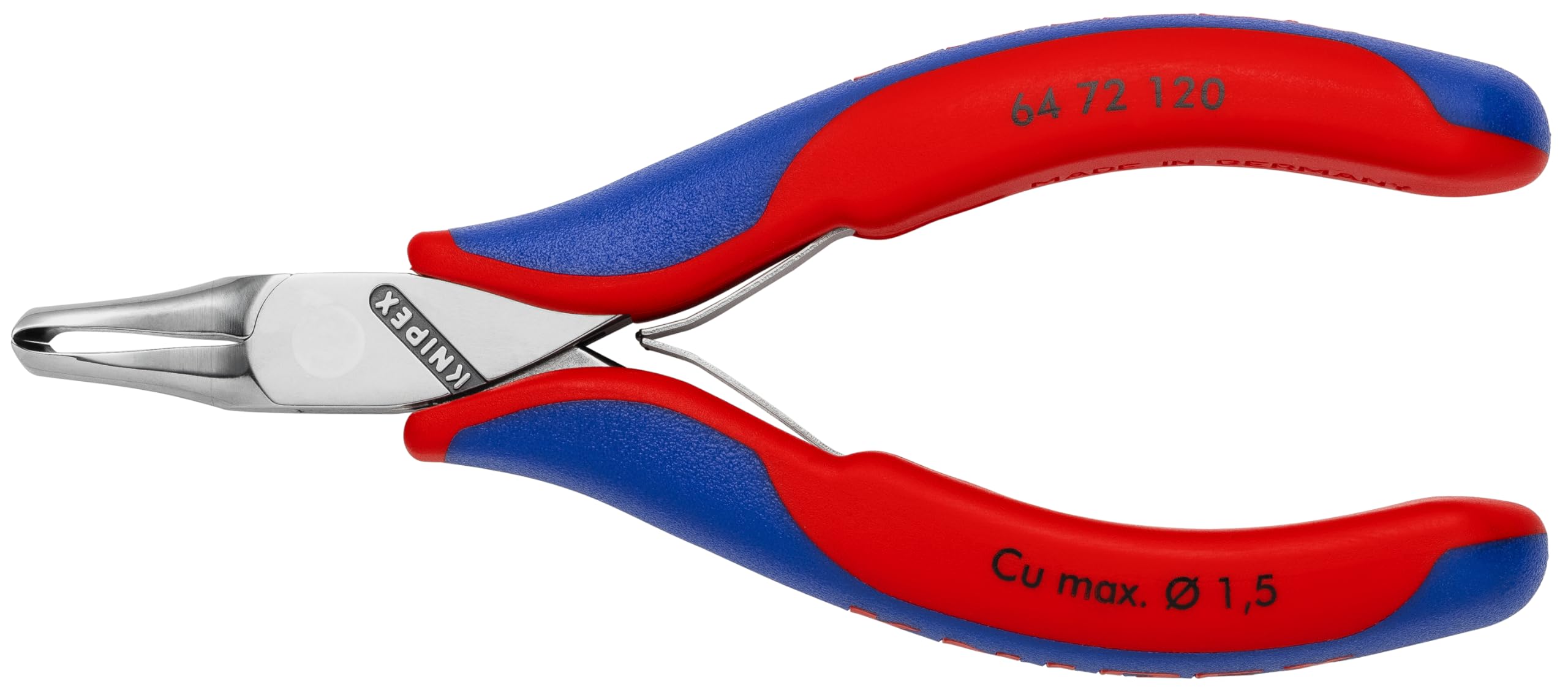 Pince coupante Knipex 64 72 120 Comfort Grip pour l'électronique de précision