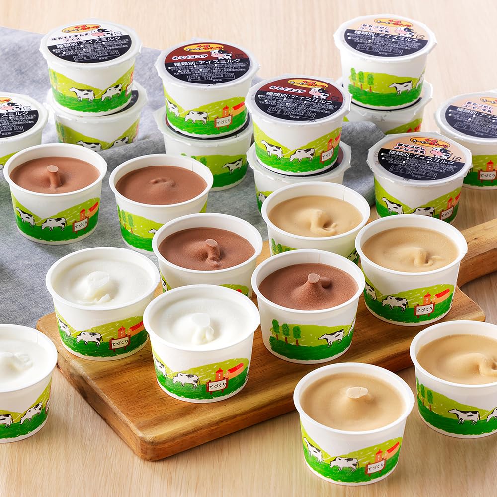 Amazon.co.jp: 十勝もーもースイーツ 牛乳そのまんま アイス 3種セット
