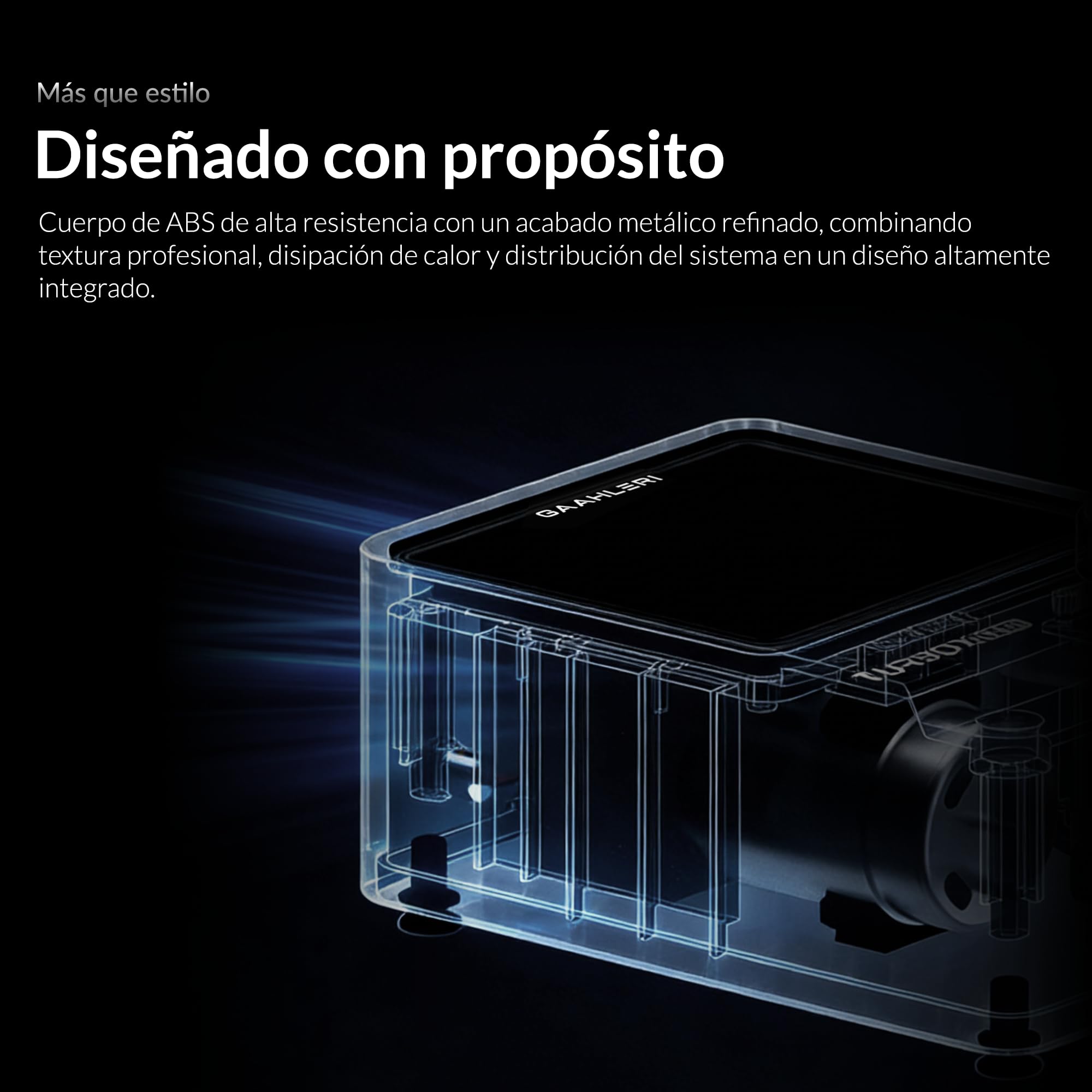 Gaahleri Aerógrafo , Turbox mini con GHAD-39, aerógrafo de doble acción y compresor de aire con control de aire de 18 niveles, ultra silencioso y conmutación de doble modo, multiescenario