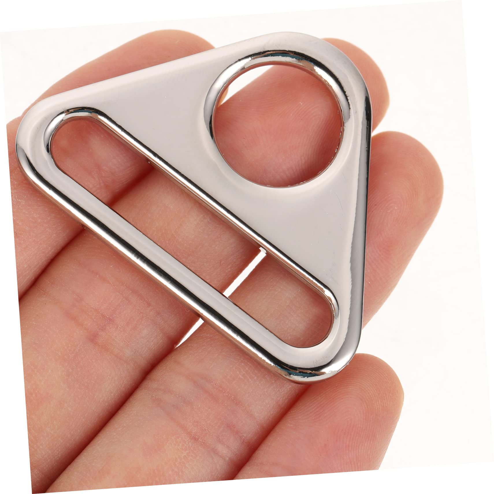 SHINEOFI 30piezas Hebillas De Triángulo Ajustables Para Manualidades Para Mochilas Suspenders y Proyectos De Costura Reemplazables y Fáciles De Usar