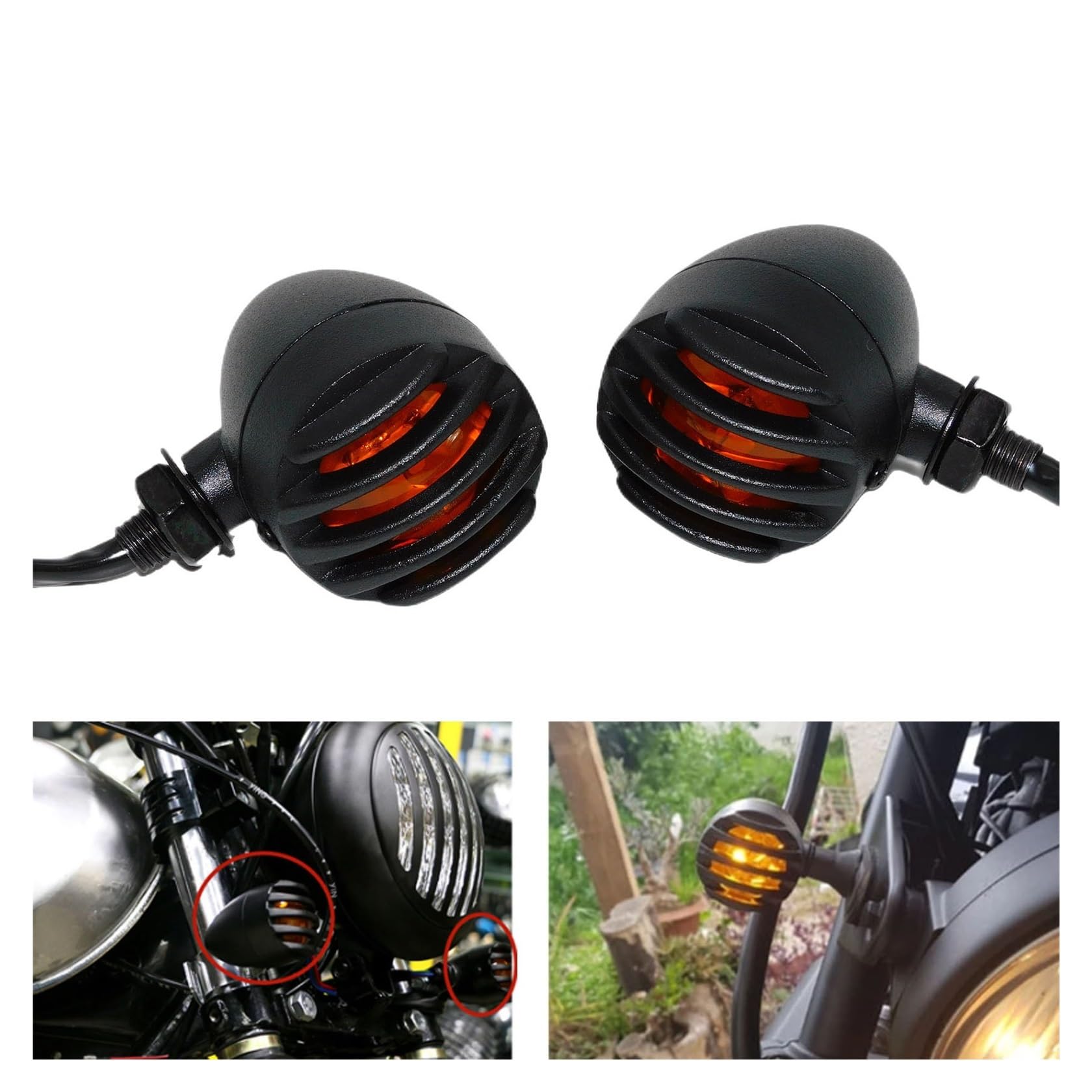 1156 車＆バイク オートバイの方向指示器 シルバー オートバイ メタル