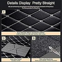 Vista 4 de TOBILE Tapetes de automóvil para el 99.9% de los sedán, SUV, deportes, personalizables, tapetes para todo tipo de clima, almohadillas de cuero