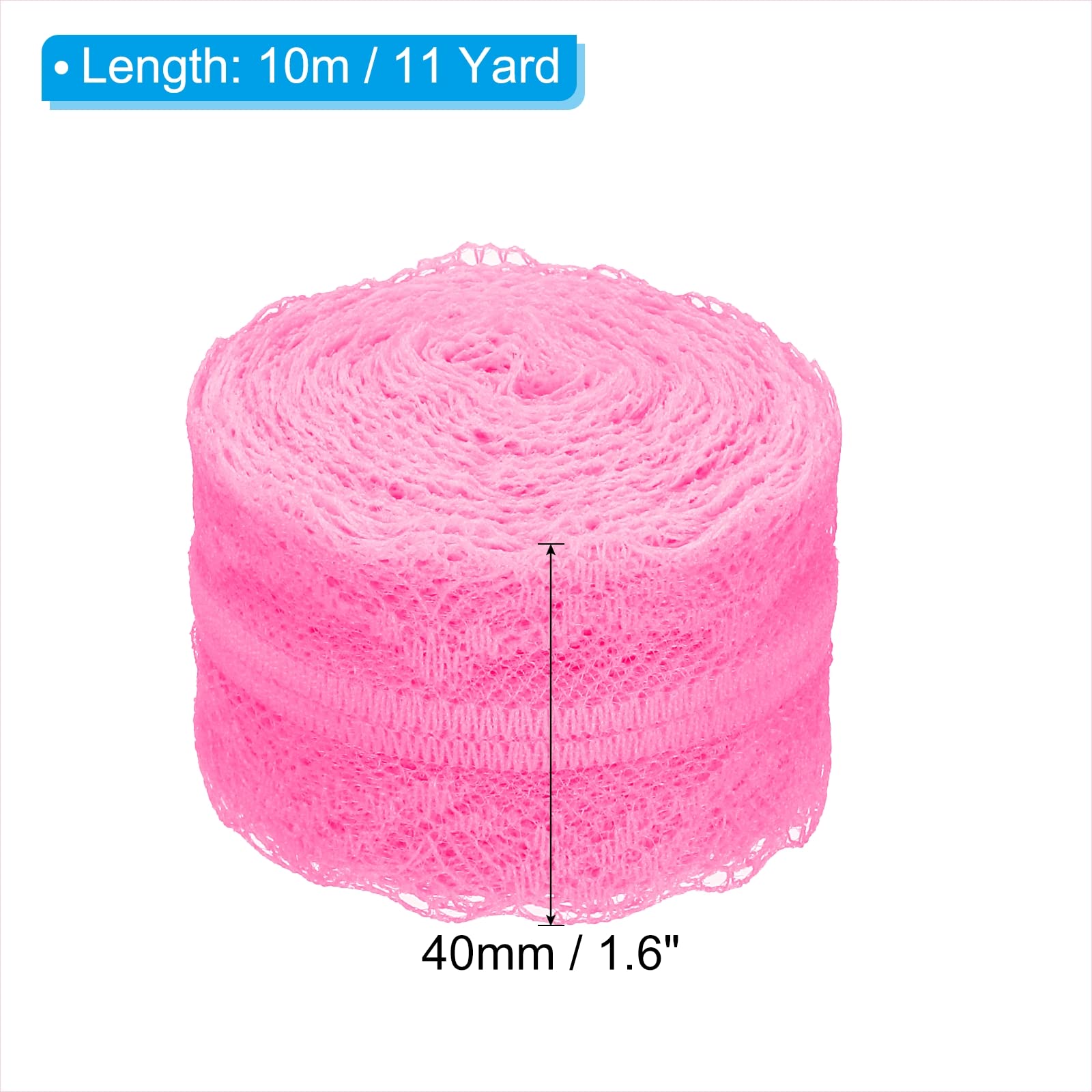 PATIKIL 1.6 Inch x 11 Yards Lace Trim Ribbon - Image 2