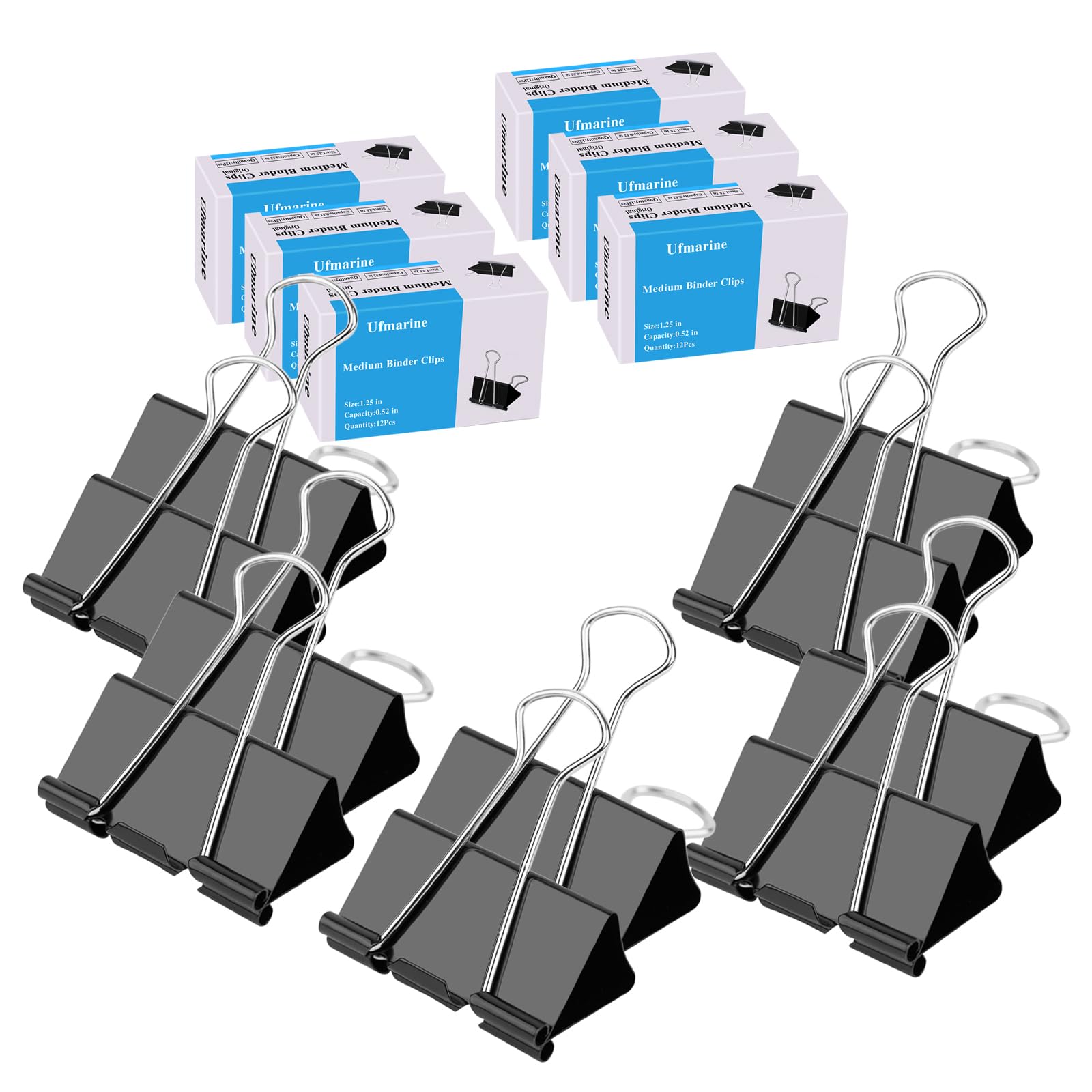 Extra Large Binder Clips - 40 Pack -12
