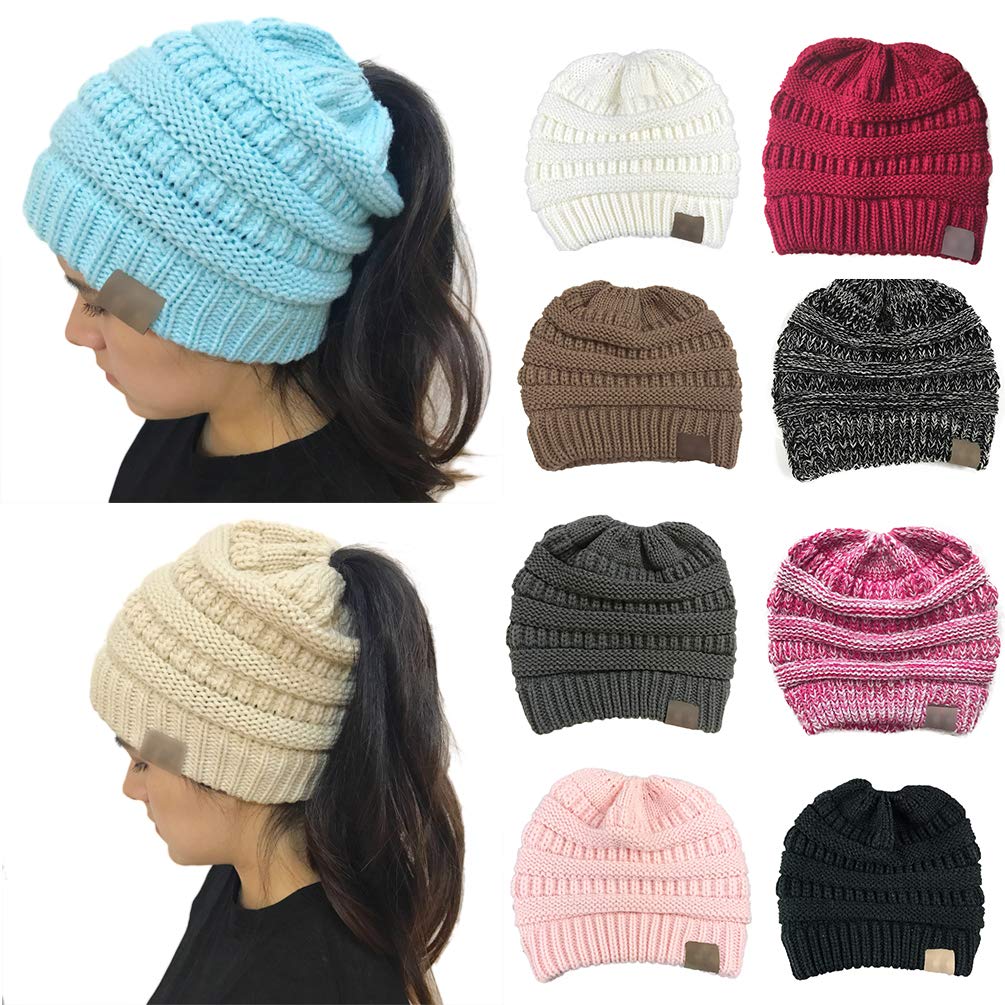 Crochet Hat Ponytail EMBROIDERY & ORIGAMI