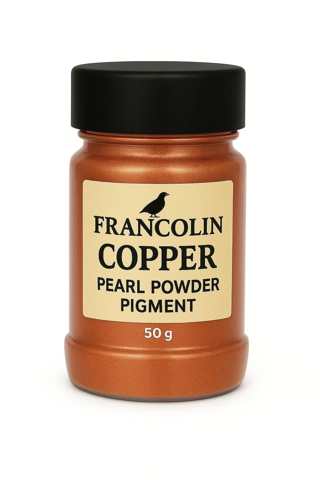 Francolin | Copper | Mica/Pearl Powder Pigment | Non Toxic | Vibrant Metallic Glowing | for Soap, Epoxy Resin, Painting, Nail Art & Craft, Cosmetic, Slime | 50g-picture-25