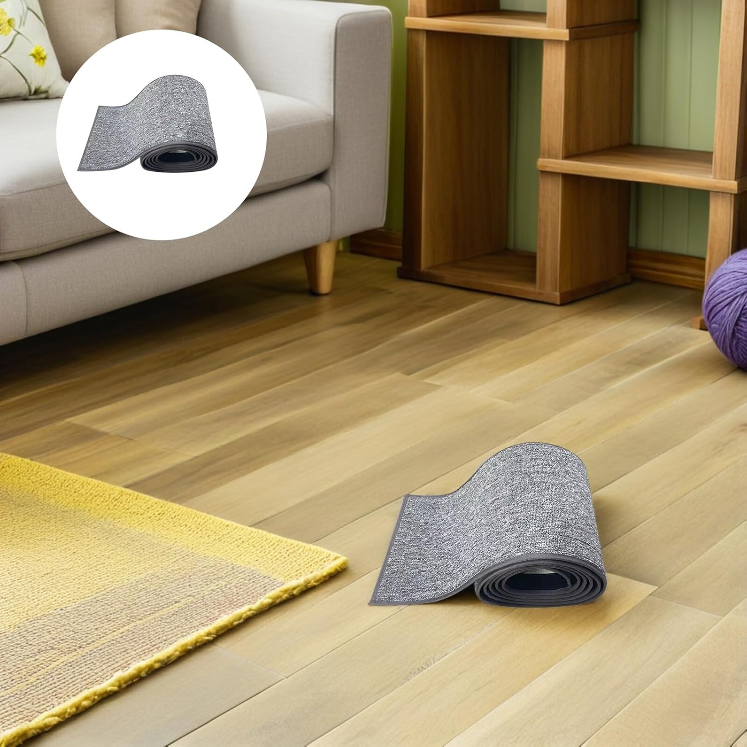 HOMSFOU Cat Exercise Wheel Replacement Felt Pad, Wear-Resistant Scratch Mat Cushion for Small Indoor Cat Running Wheel, Pet Supplies for Kitty Fitness and Play