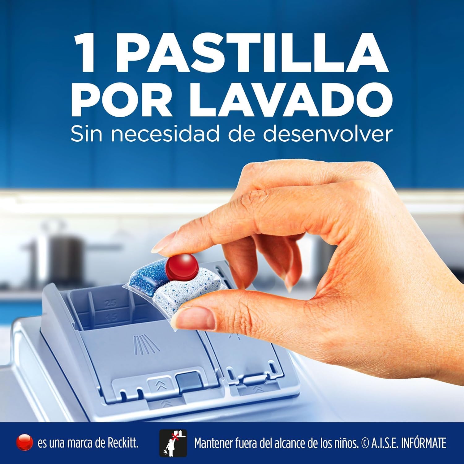 Finish Powerball Power All in 1 Pastillas para el lavavajillas todo en 1-4 Packs ahorro de 104 pastillas - 416 Pastillas