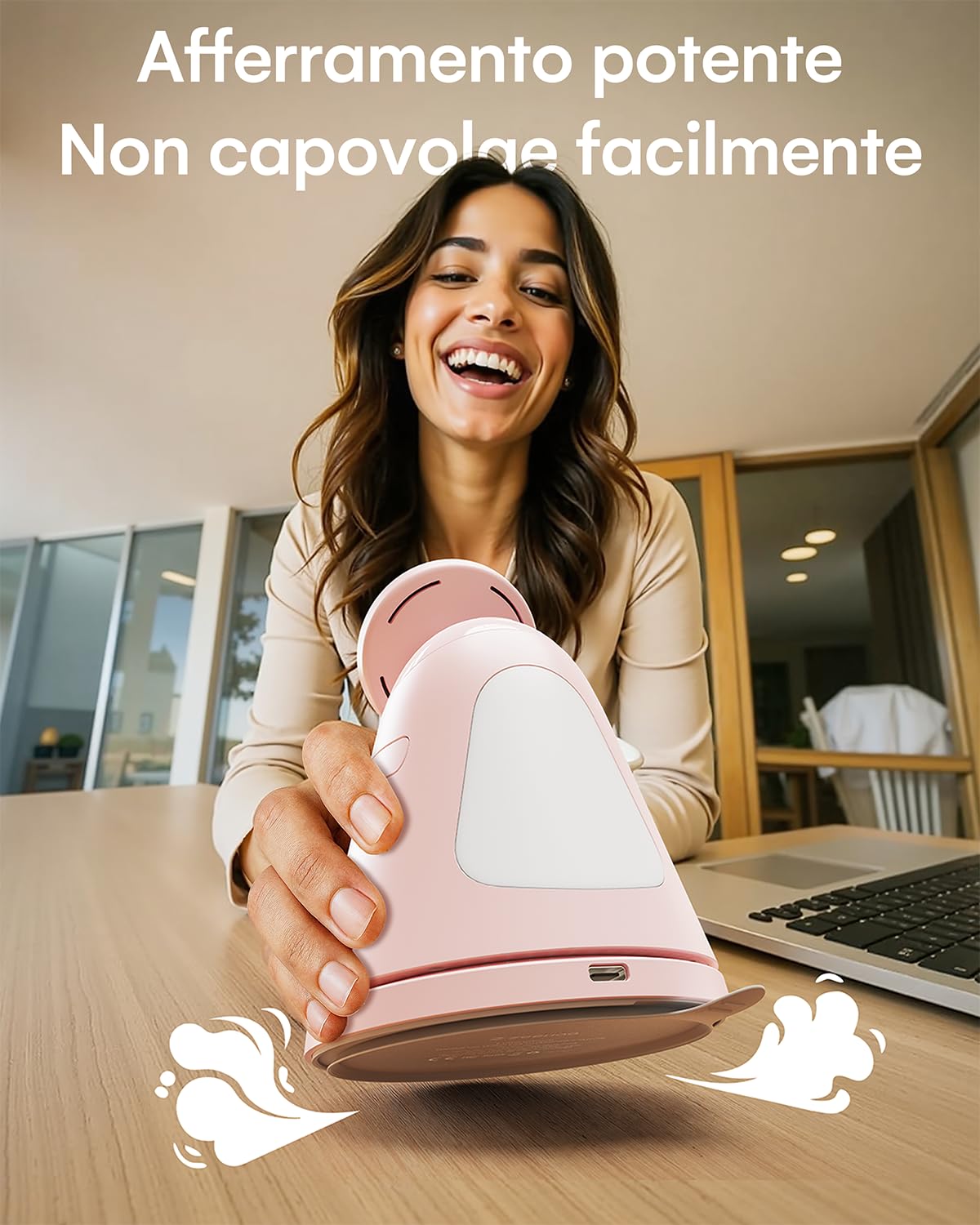 ZEEHOO Stazione di ricarica wireless 4 in 1 per Apple, caricabatterie magnetico e luce dimmerabile, caricabatterie wireless da15W per iPhone17,16,15,14,13, iWatch, Samsung Galaxy Watch