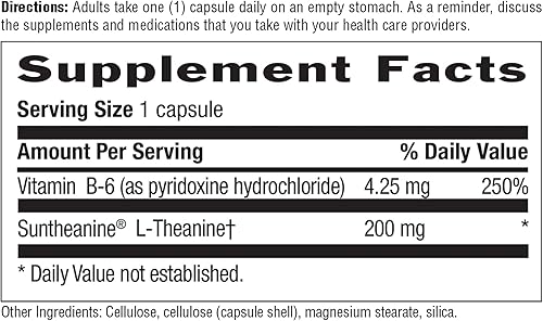 Miniatura 2 de Country Life L-teanina 200 mg 60 unidades