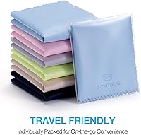 Vista 7 de SmoTecQ 12 Pack Microfiber Lens Cleaning Cloths – Ultra-Soft, Scratch-Free Eyeglass Cloths for Glasses, Screens & Cameras – 7×6 in, Assorted