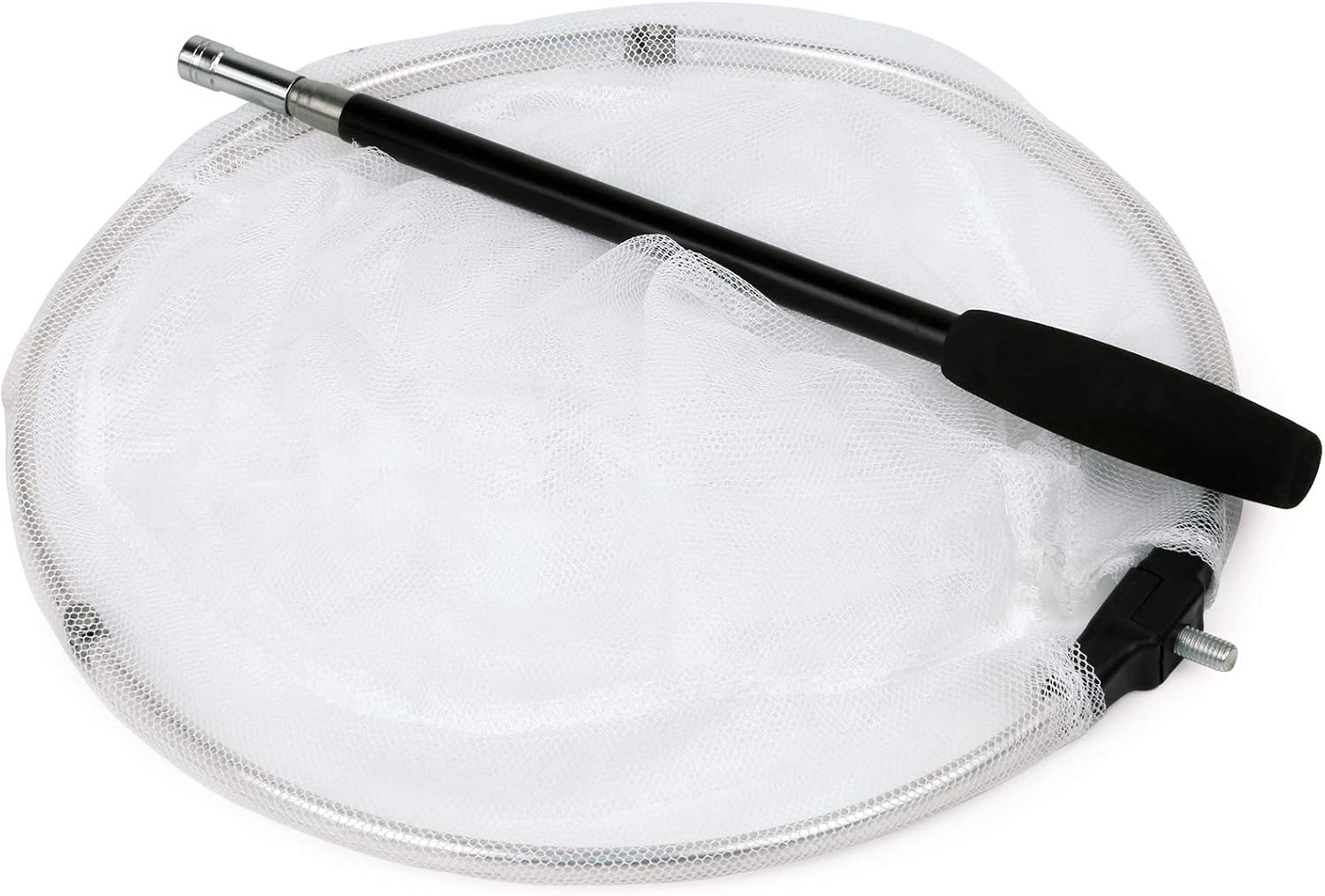 RESTCLOUD Insect and Butterfly Net Bug Net Outdoor Toys for Kids with 12" Ring, 24" Net Depth, Handle Extends to 48 Inches