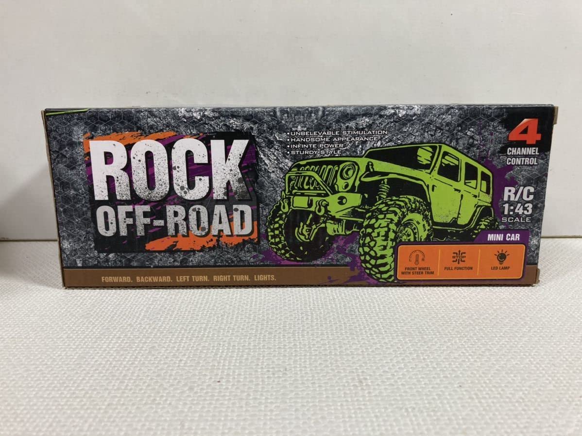 Amazon.co.jp: ROCK OFF-ROAD RC CAR ラジコン 1/43スケール Dデザイン