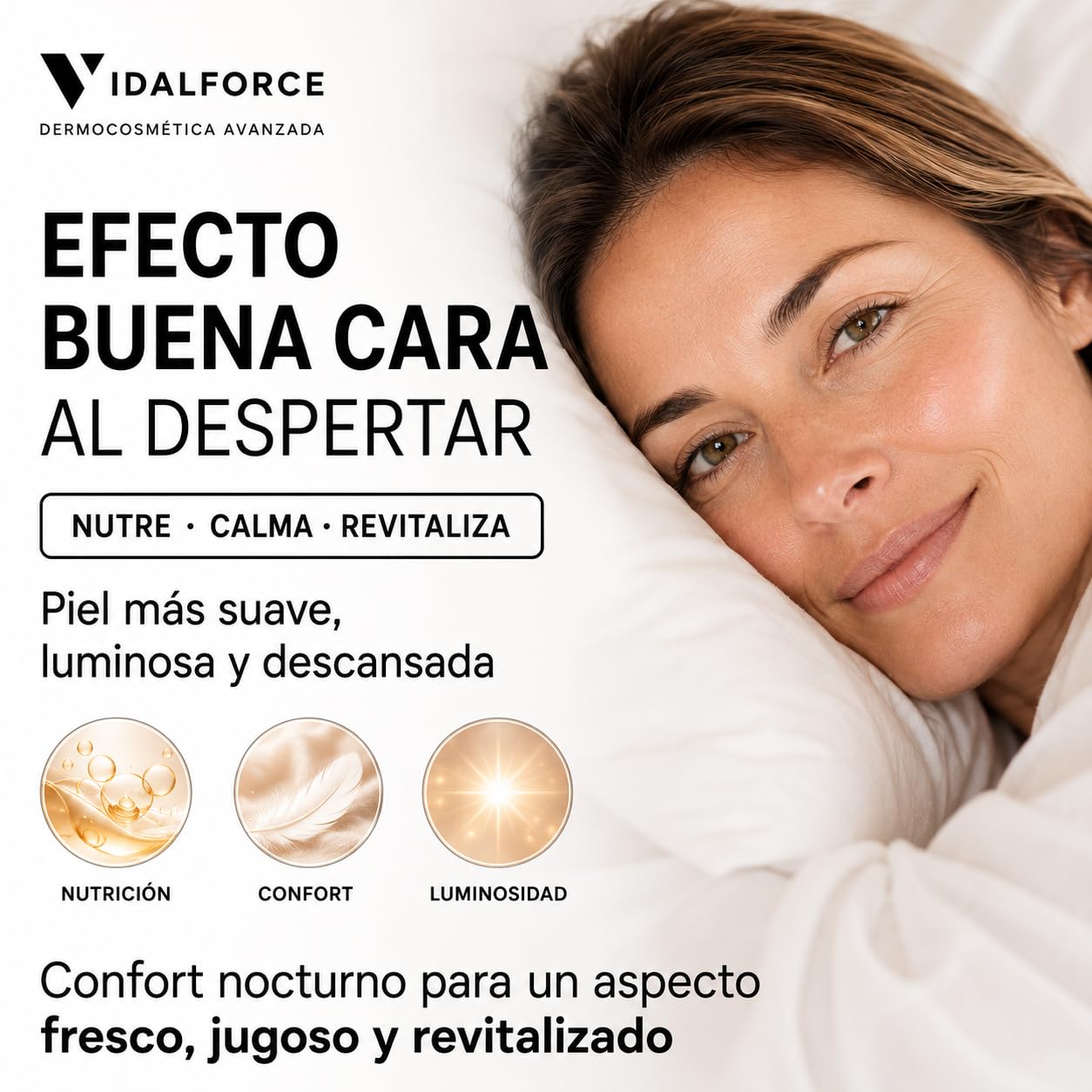 GLOW NIGHT Crema Antiarrugas - Rejuvenece 5 años - Crema Noche I 100/100 en Yuka I Retinol Encapsulado, Ácido Hialurónico Full-Spectrum y Bakuchiol 50ml