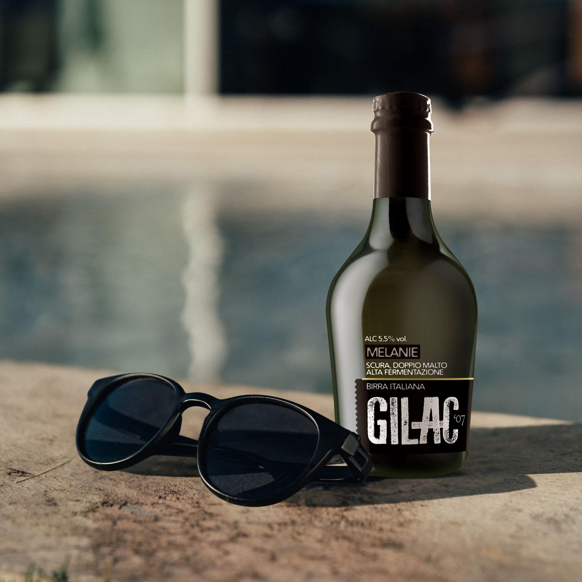 GILAC MELANIE OATMEALSTOUT Birra artigianale Doppio Malto 6 Bottiglie da 75cl, Birra Scura Italiana Non Filtrata e Non Pastorizzata, Birre Artigianali Confezioni Regalo - Gradazione Alcolica 5,5% Vol