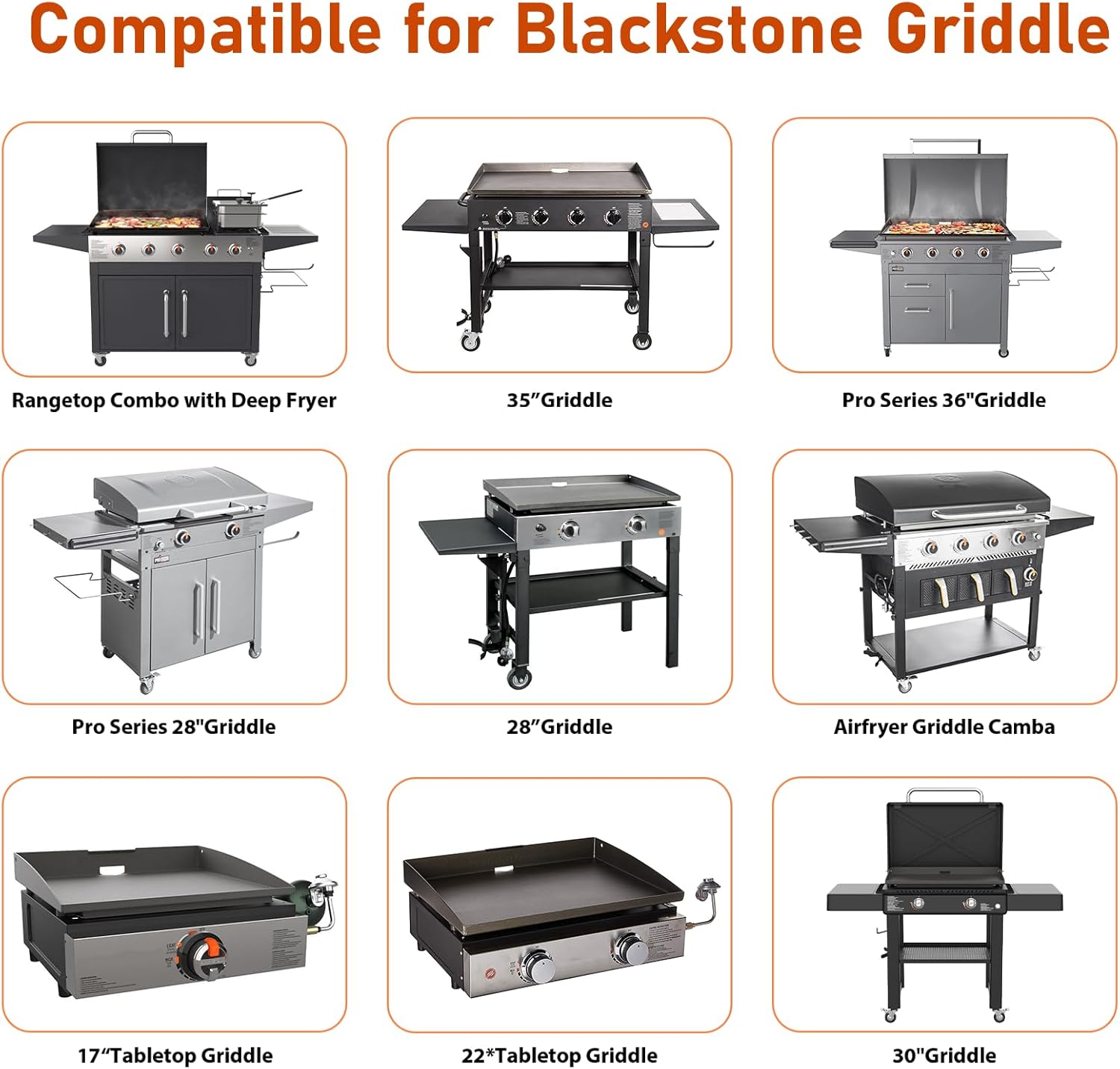 50-Pack Griddle Accessories for Blackstone - Grease Cup Liners Compatible with Blackstone 5017 Griddle, Aluminum Foil Drip Pan Disposable Grease Catcher Tray for 17, 22, 28, 36 Inch 4