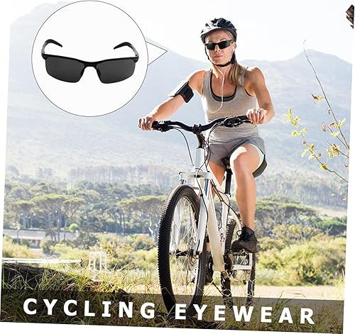 Miniatura 2 de Gafas de sol polarizadas para hombre, resistentes a la abrasión, ligeras, color negro, Negro -