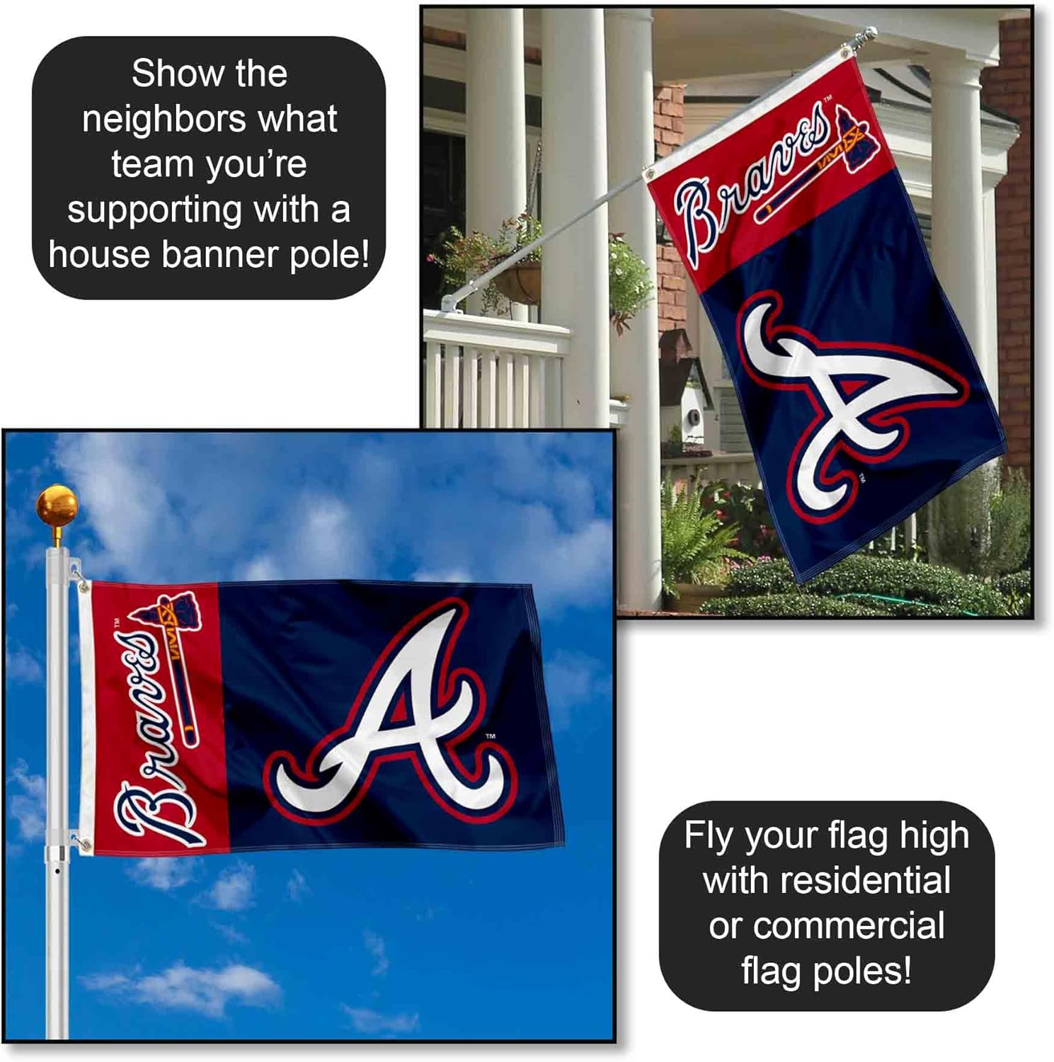 Atlanta Flag 3x5 Banner - Image 3