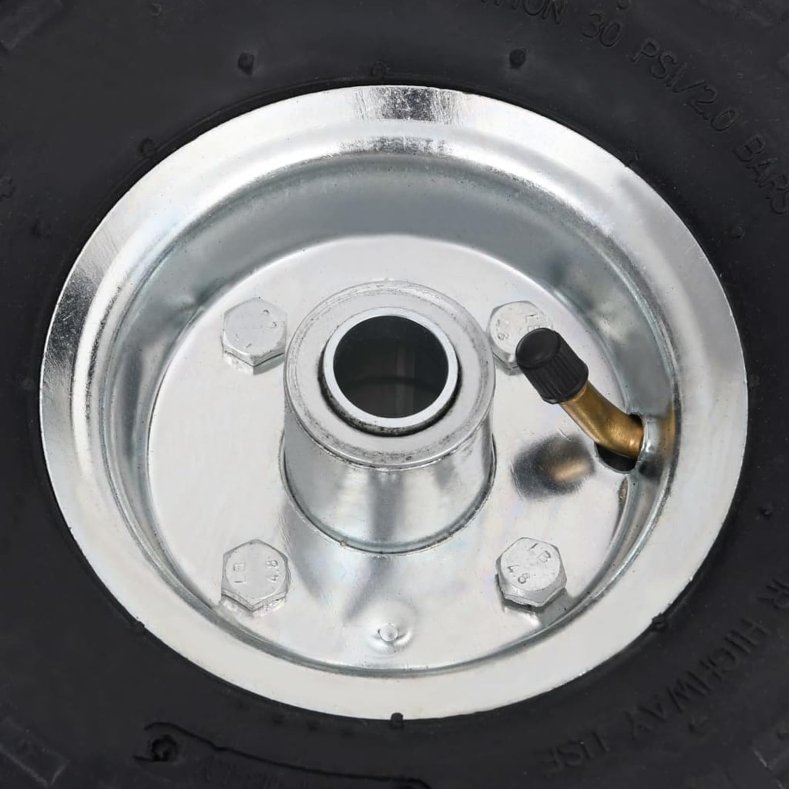 Ruote Carrello a Mano 2 pz in Gomma 4.10/3.50-4 (260x83),Commercio e Industria,Movimentazione di Materiali,Elevatori e paranchi,Paranchi, Gru e carrelli-142975