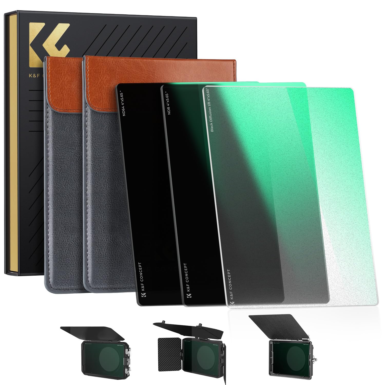 K&F Square ND+Black Mist Filter Kit, ND8&ND64&1/8 Black Mist