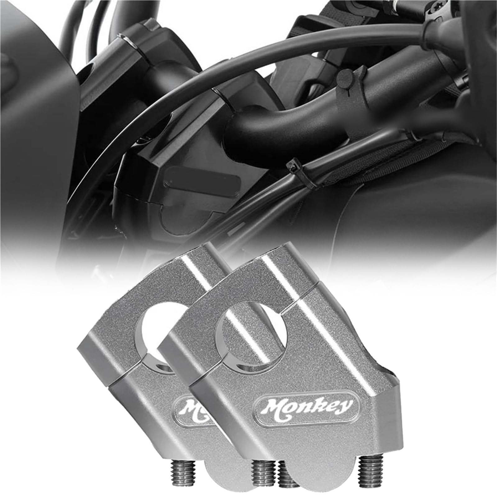 Riser guidon Moneky 125 accessoire rehaussement pour vos sorties pit bike urbaines