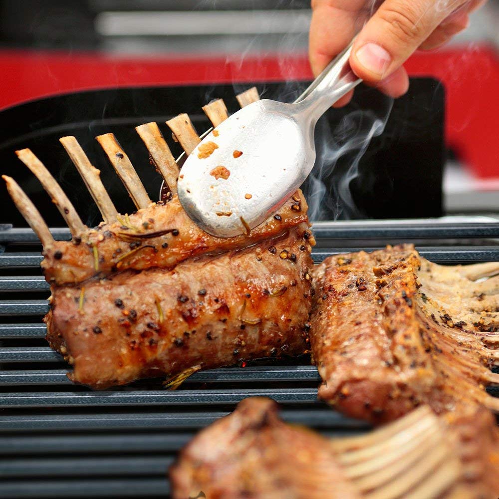 GFTIME 44 X 30CM 7525 Grille de Cuisson pour Weber Spirit I & II 300 Series E-310, E-320, S-310, S-320, Spirit 700/900, Porcelaine émaillée Barbecue Gril Gaz pièce Rechange 7525 7527 7638 7639