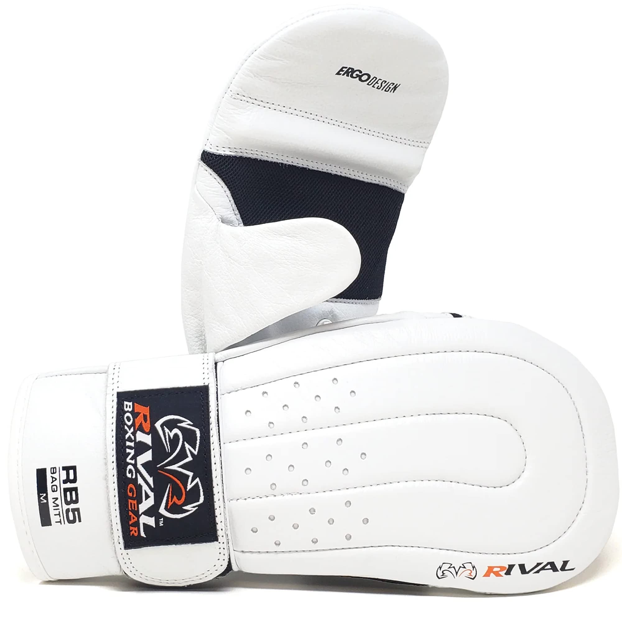 RIVAL Boxing RB5 Bag Mitt Gloves, Bare-Fist Punching Feel, Zero Resistance Training for Triggering Fast Twitch Muscles