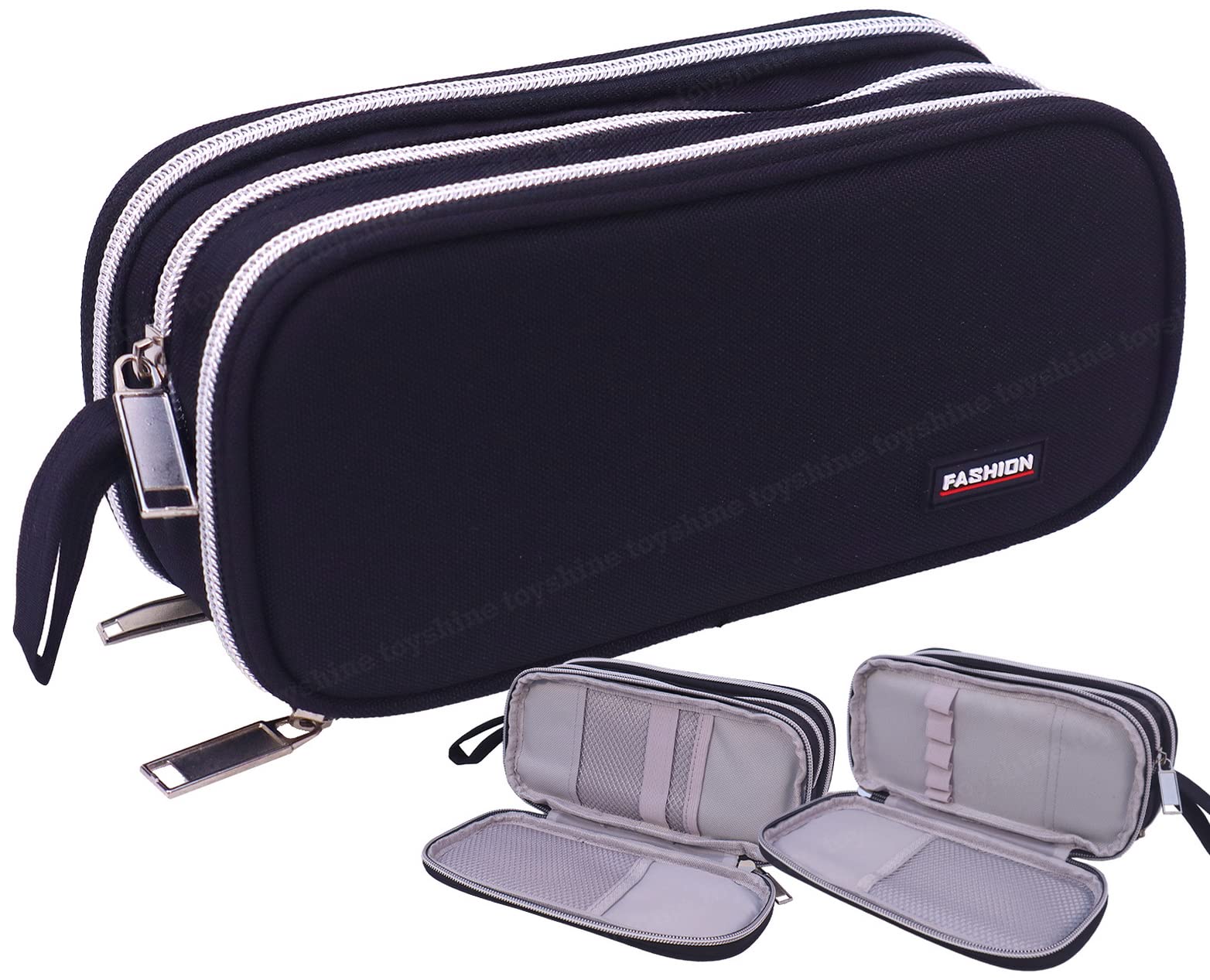 See full amazon price history chart for Toyshine Fabric 3 Compartment Jumbo Pencil Case With Multiple Compartments And Carry Handle, Kids School Supply Organizer Students Stationery Box, Girls Pen Pouch (Black) Toyshine Fabric 3 Compartment Jumbo Pencil Case With Multiple Compartments And Carry Handle, Kids School Supply Organizer Students Stationery Box, Girls Pen Pouch (Black) (B0BH52DD5G) Amazon Price History, Amazon Price Tracker