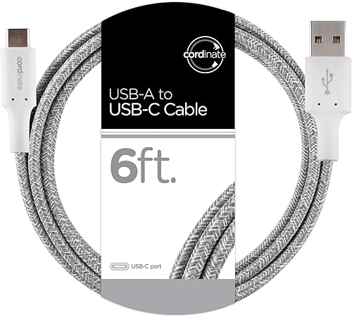 Miniatura 7 de Cordinate Cable USB-C a Lightning de 6 pies, cable trenzado, carga rápida, compatible con iPhone 131211ProPro MaxMini, iPad Pro, AirPod Pro,