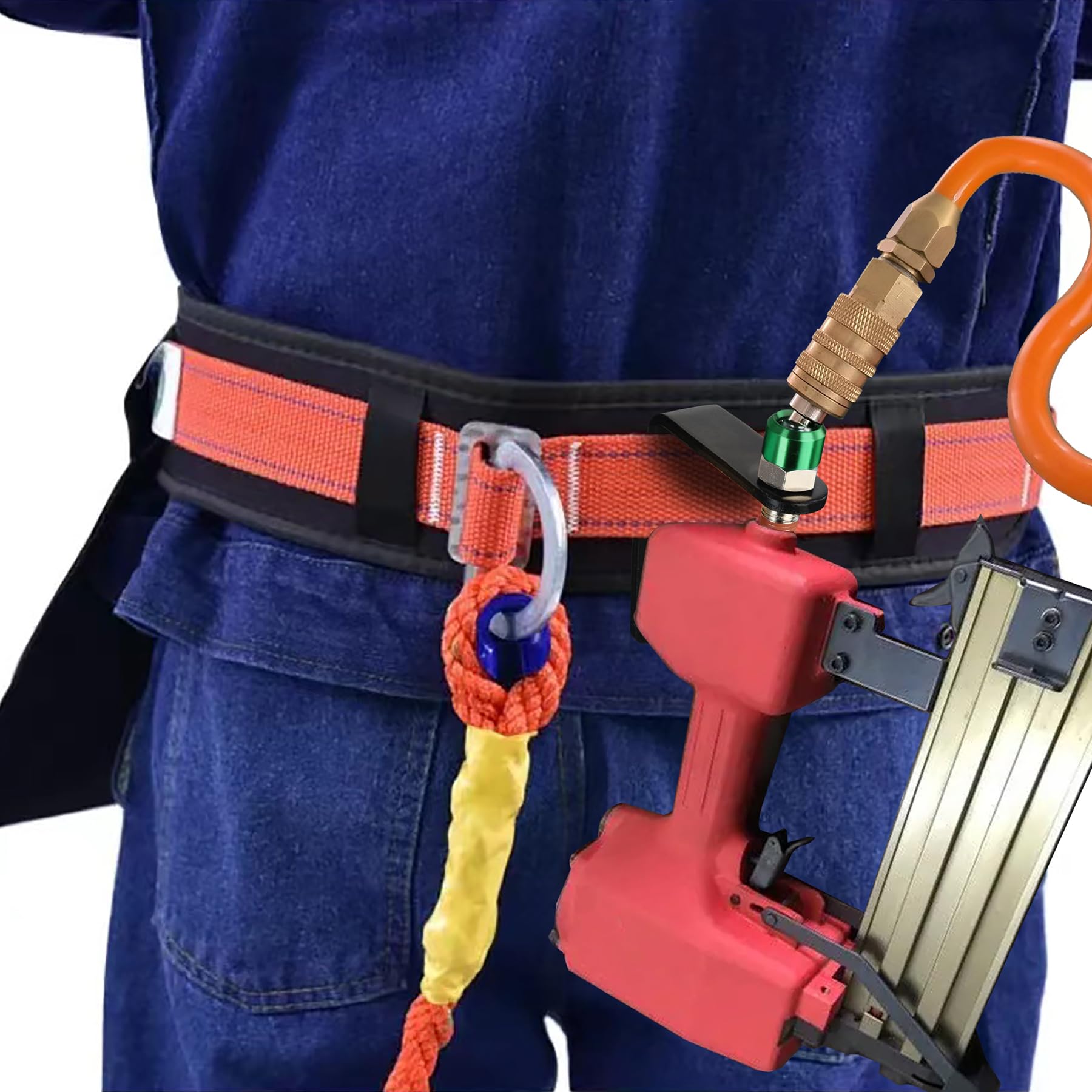 Roofing Nailer Air Nail Gun Pneumatic Tool Hook,1/4