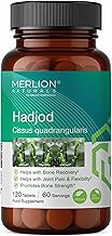 Merlion Naturals Hadjod Tablets, Cissus quadrangularis, 500mg (120 Tablets)