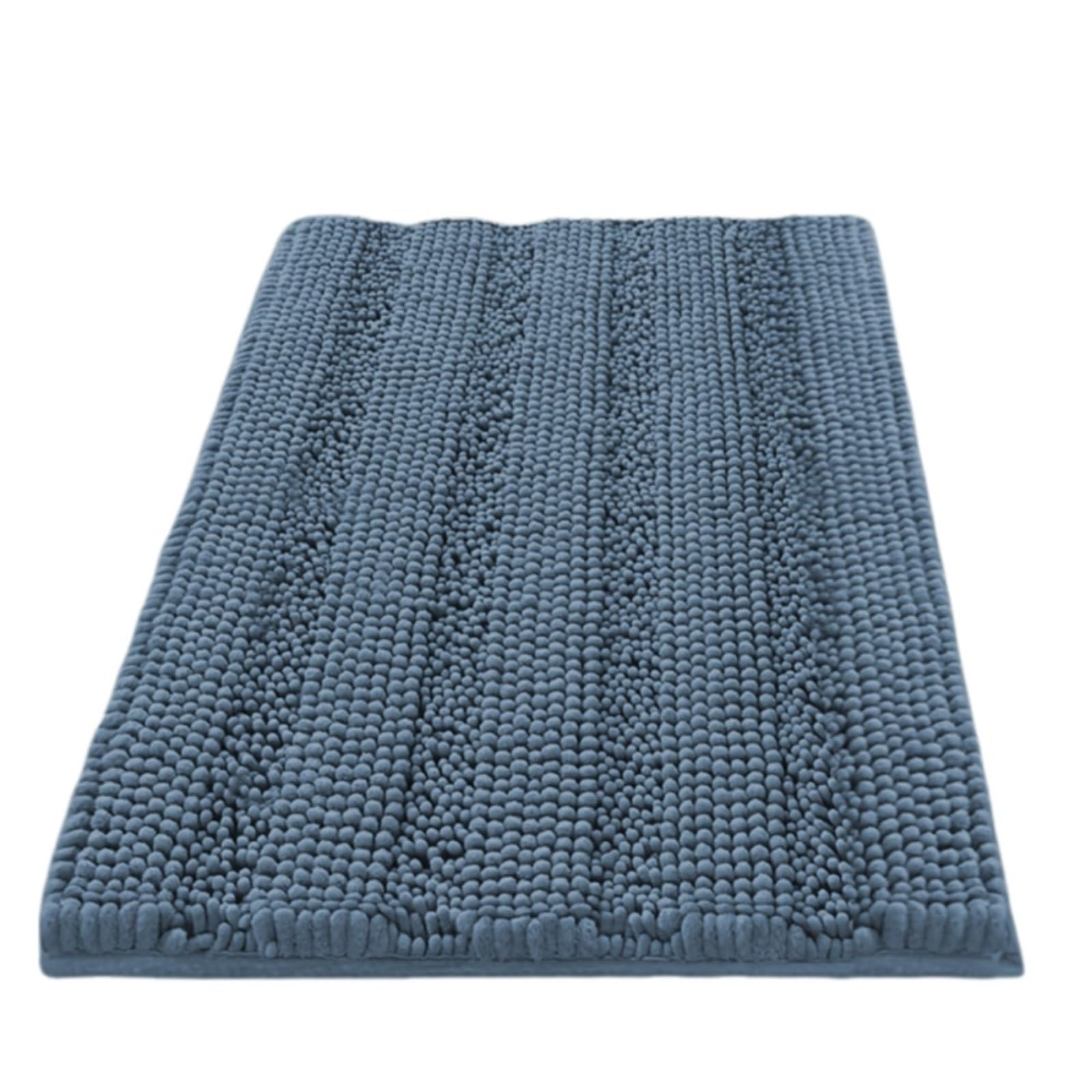 Tapis De Bain en Chenille Épaissi Confortable