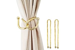 KXLife Decorative Metal Rope Tie Backs