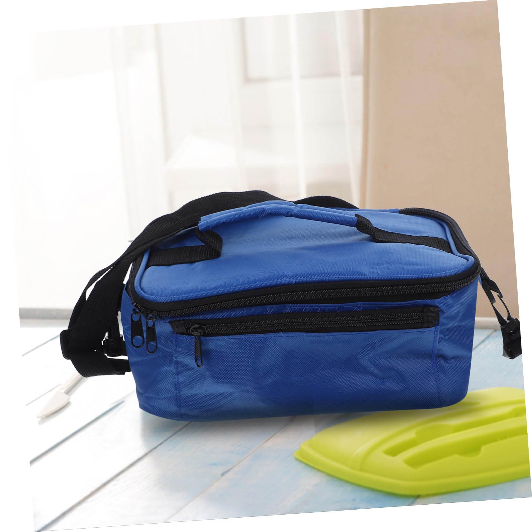 Auto Heiz Lunchpaket 12v Oxford Stoff Isolierte Speisenwärmertasche für Auto Outdoor Camping mit Schultergurt und Alufolie Innenfutter