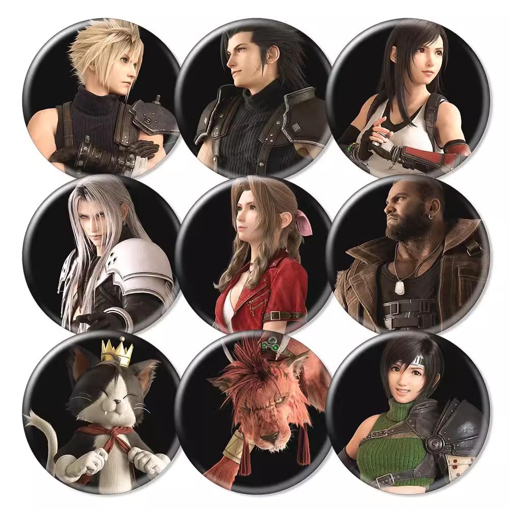 Amazon | FF7 リメイク クラウド セフィロス ティファ エアリス 缶 