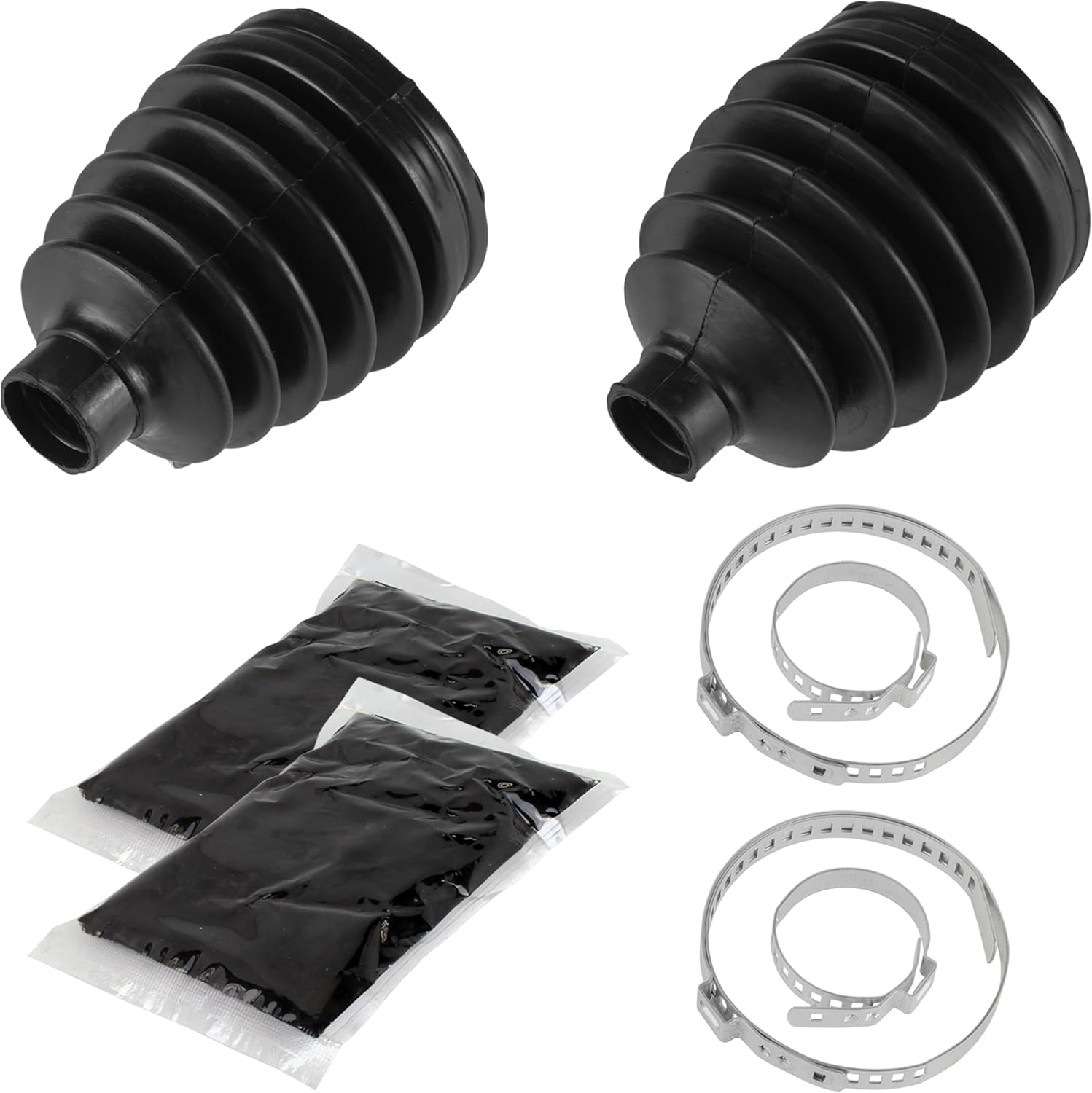 Caltric Front Axle Outer Inner Cv Boot Kit Compatible with Polaris Rzr Xp 900 2011 2012 2013