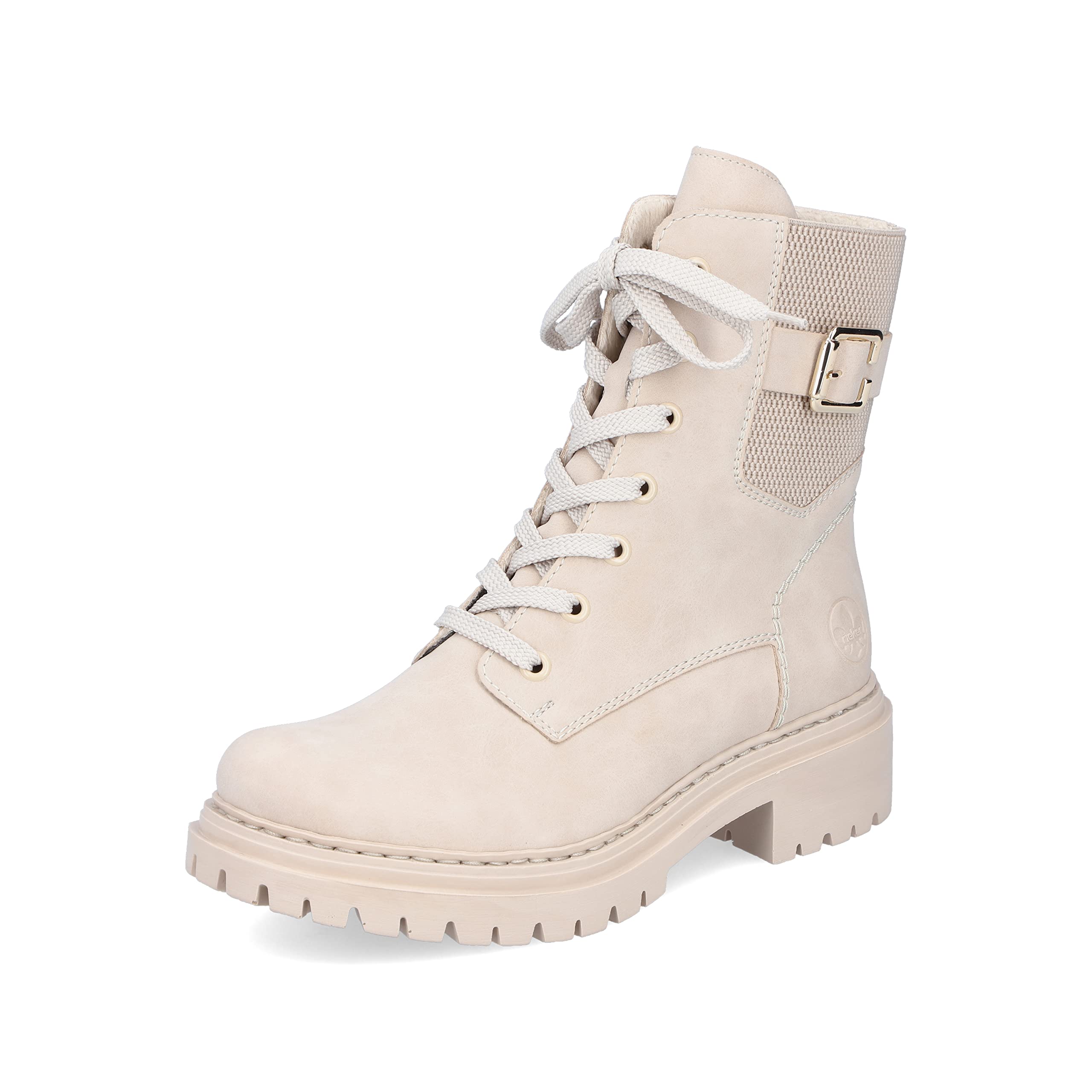 Rieker 72631, Botas de Motorista Mujer, Beige 63, 36 EU