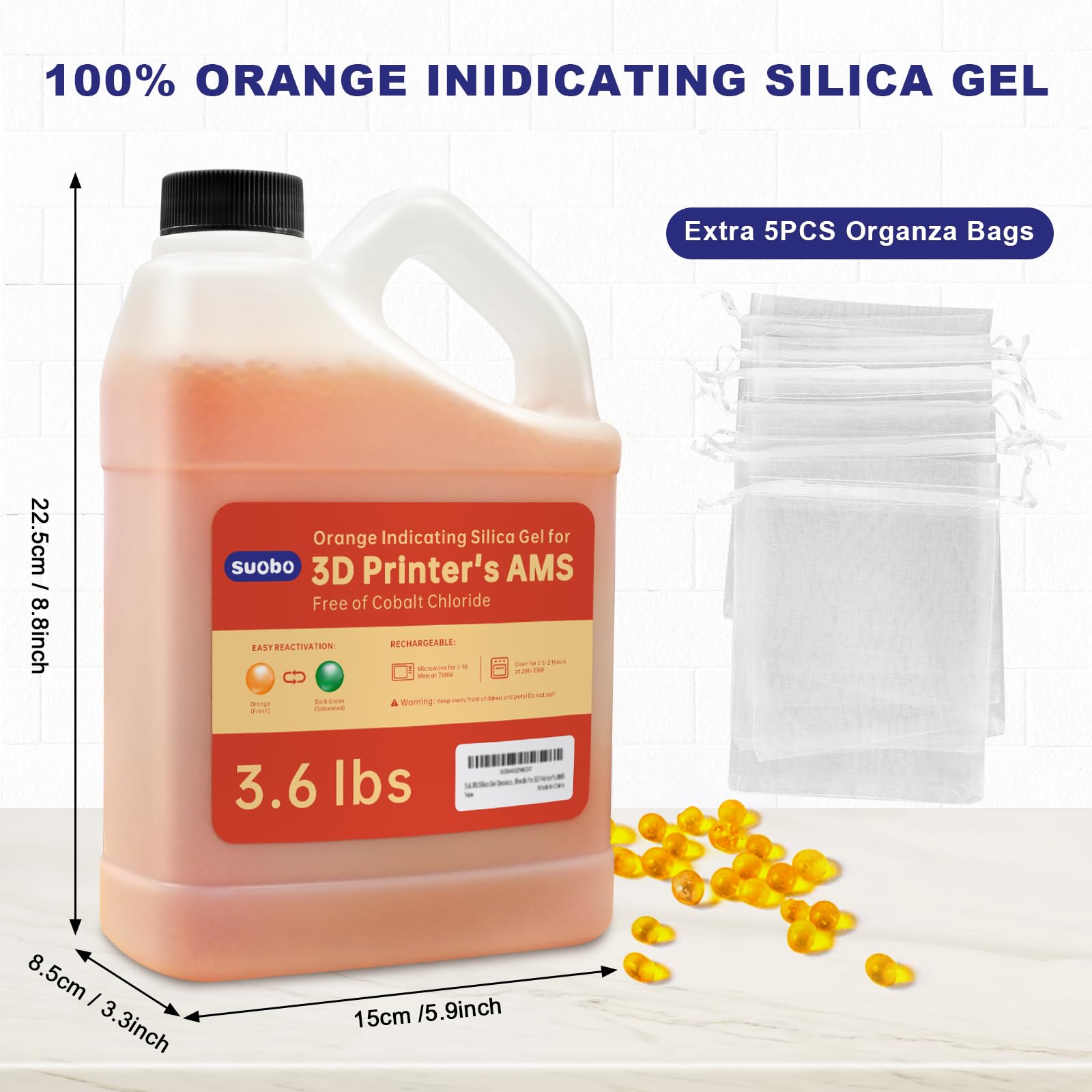 3D Printer Desiccant Beads - Moisture Absorber -6