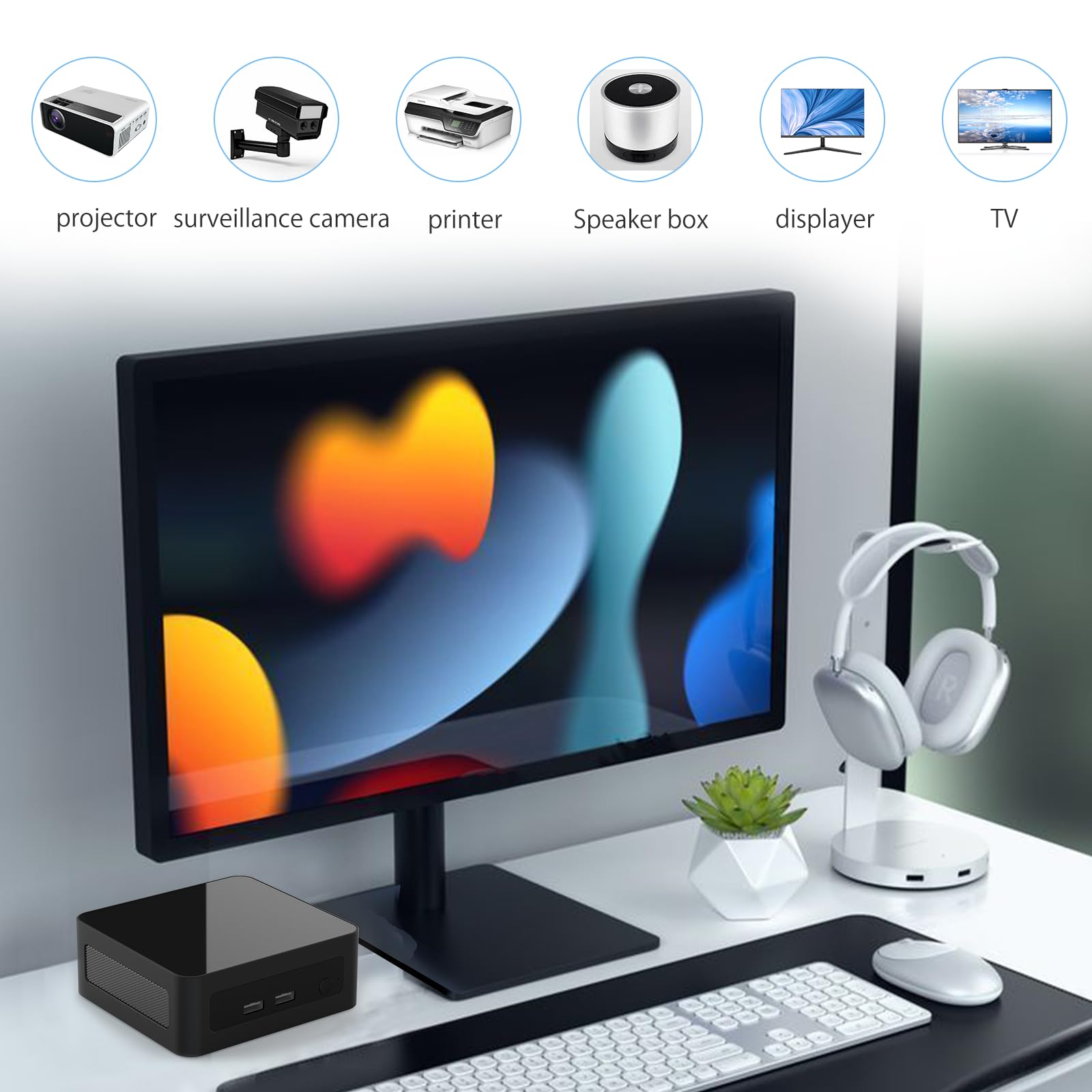 ミニPC AMD Ryzen 7 5700U 8コア16 4.3GHz16GB AskHand AMD Ryzen Mini PC, Ryzen 7 5700U (8C/16T 4,3 GHz) 2 * 8GB