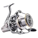 Spinning Reel 8000/9000/10000/12000/14000,6+1BB Metal Surf Fishing Reels,4.8:1 Gear Ratio 55lbs Drag Heavy Long Casting Inshore Saltwater Monster Fish