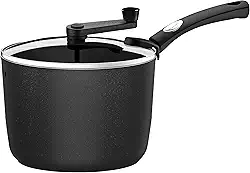 Pipoqueira Tramontina Mônaco Induction em Alumínio com Revestimento Interno e Externo Antiaderente Starflon Premium Preto 22 cm 5,4 L