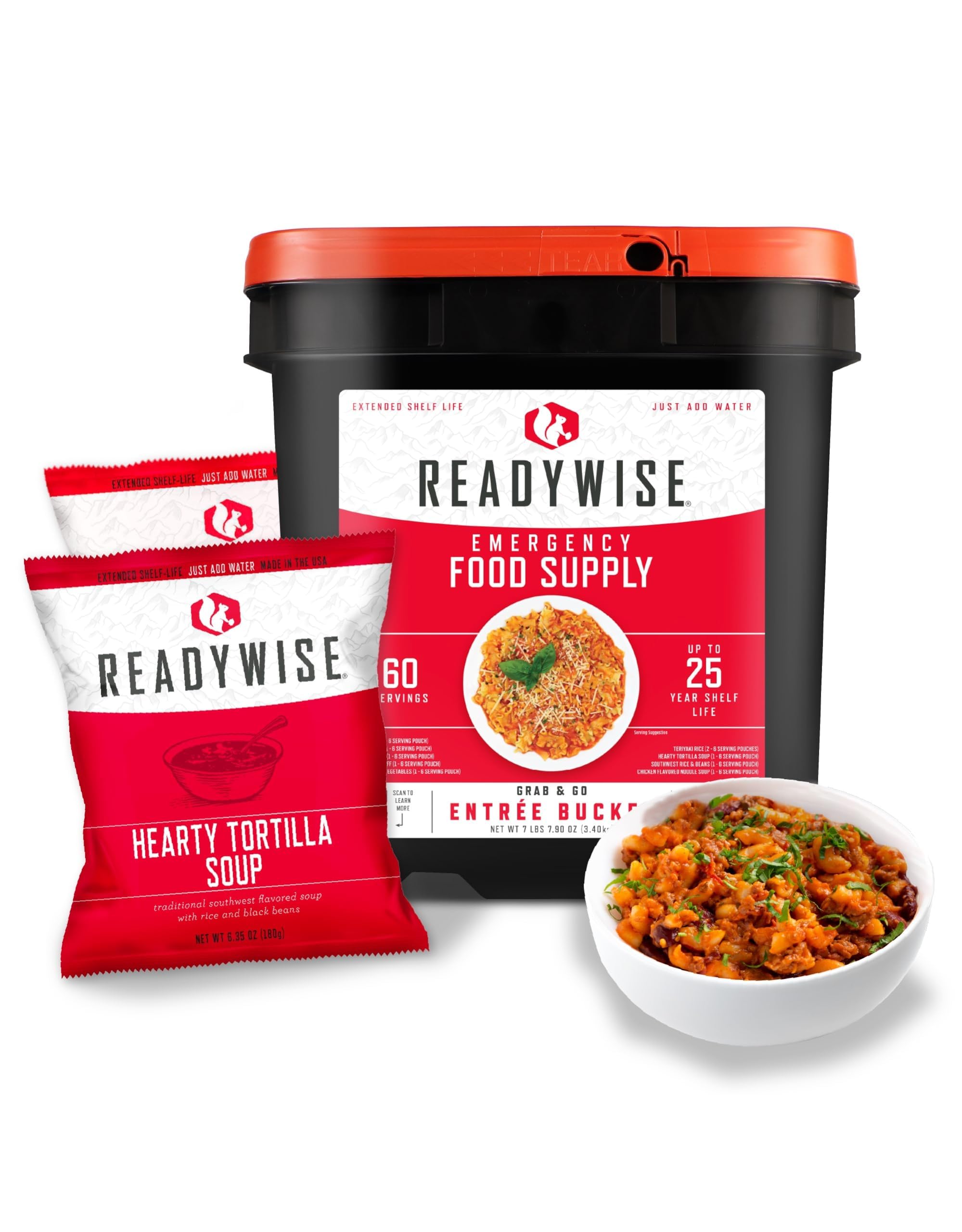 Sponsored Ad – ReadyWise, 60 Servings, Lunch & Dinner, 13 Different Recipies, Grab & Go, Freeze Dried, Up To 25 Years Shelf Life, Emergency Food, 7 Days Food For 1 Person
