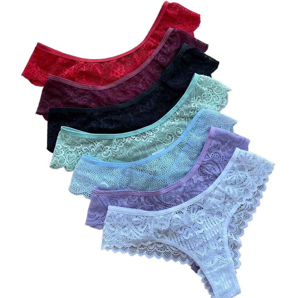 Kit com 5 Calcinhas em Renda Fio Dental Sexy Lingerie Feminina Sensual Moda Intima em promoção! Veja a oferta e mais achadinhos de Moda íntima 2 Hoje é o melhor dia para comprar Kit com 5 Calcinhas em Renda Fio Dental Sexy Lingerie Feminina Sensual Moda Intima com aquele preço maroto! Promoção! Aproveite a oferta! 2