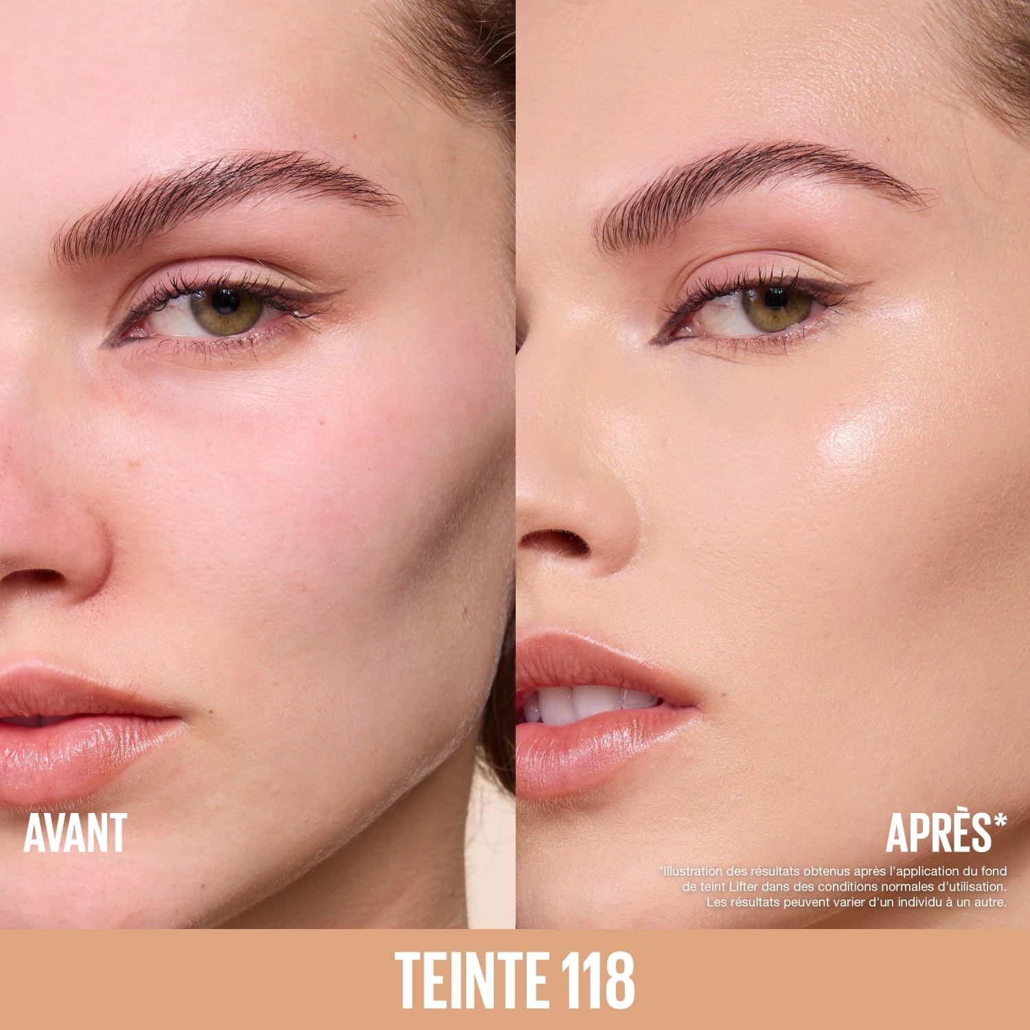 Maybelline New York Lifter Plump&Glow, podkład rozświetlający 118