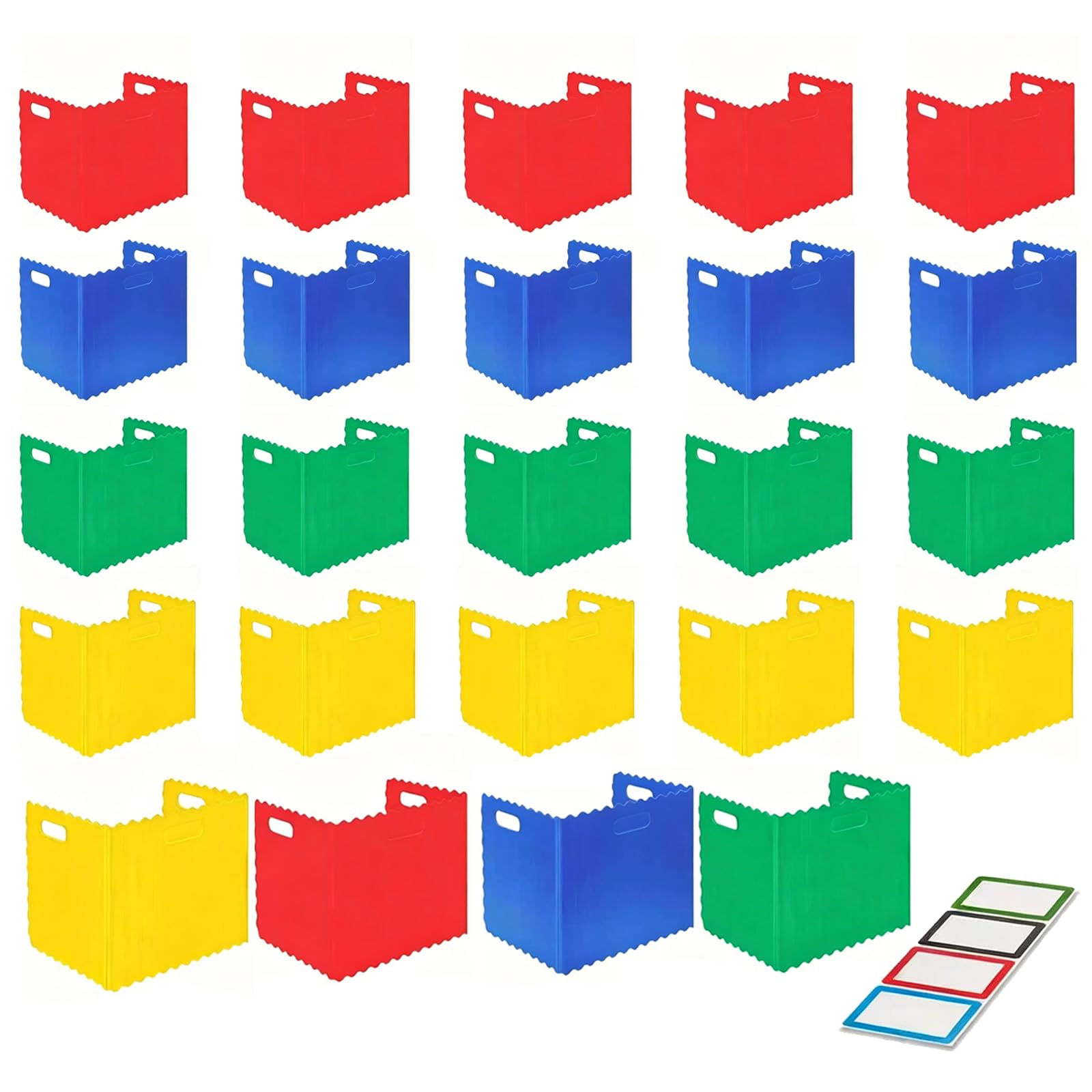 24 Stück Mehrfarbig Trennwand für Schreibtisch,Trennwände für Schüler zur Konzentration bei Tests, Sichtschutz aus Kunststoff mit 72 selbstklebenden für Schüler Schule Schreibtisch Bibliothek Schule