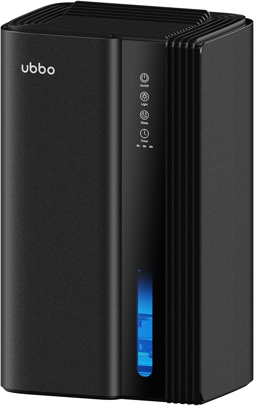 95oz 1000 Sq.Ft Dehumidifier for Bedroom Bathroom RV - Drain Hose Auto Shut Off Black