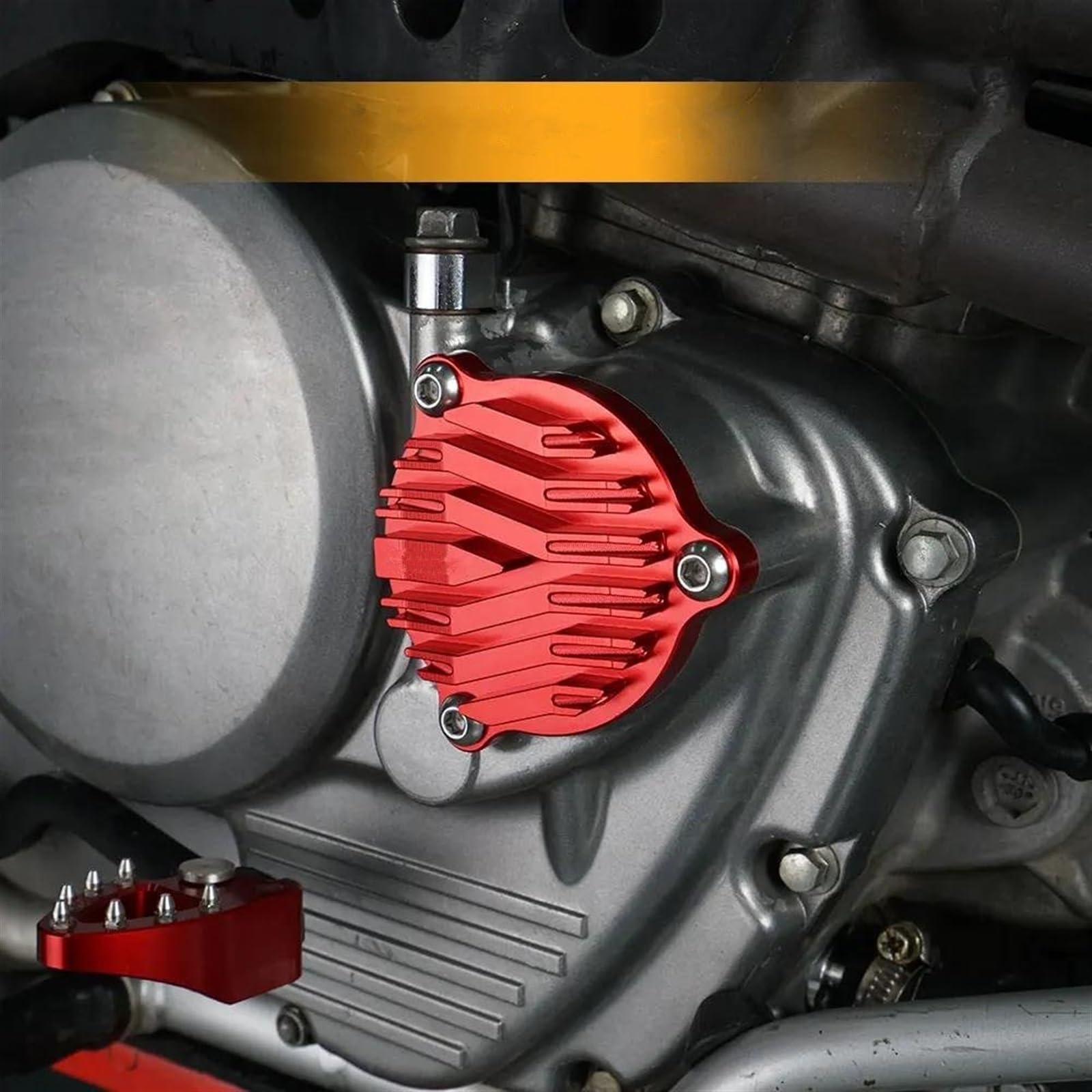 Tapón Aceite Tapa La Cubierta Filtro Aceite Motor La Motocicleta Con Diseño Disipador De Calor De Junta Tórica De Aluminio Para XR650L XR 650L 1993-2022 Tapones Aceite Para Motos